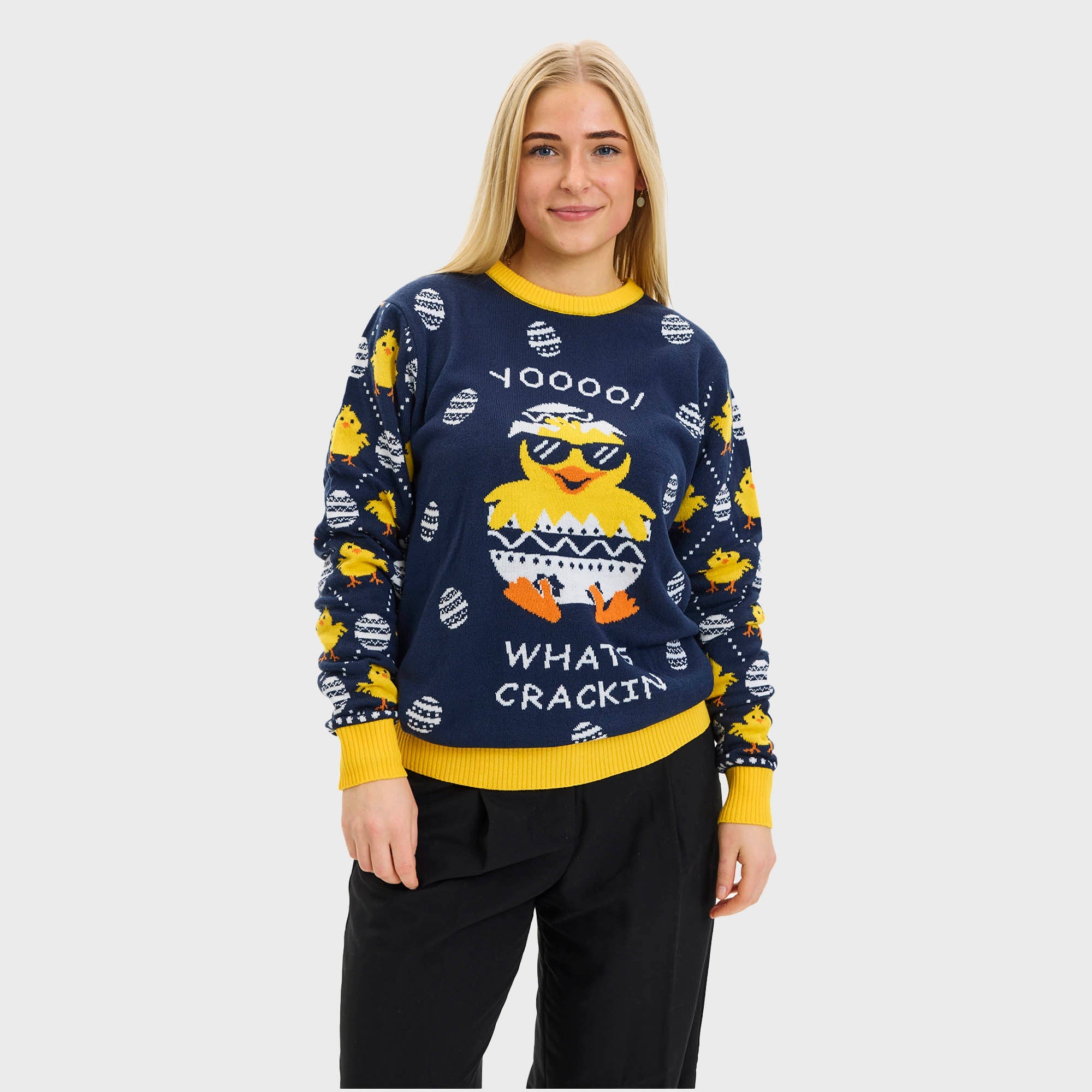 What's cracking Osterpullover - Damen